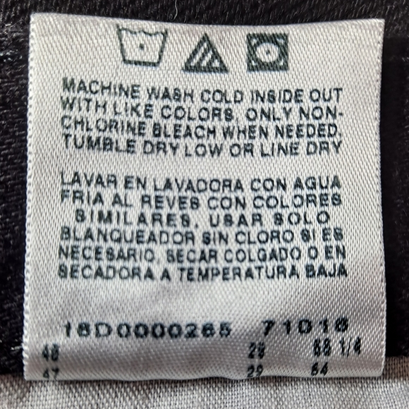 "NWT" Rustler Advantage Regular Fit Jeans Men's 46x29 Black Heavyweight Denim - Picture 8 of 12